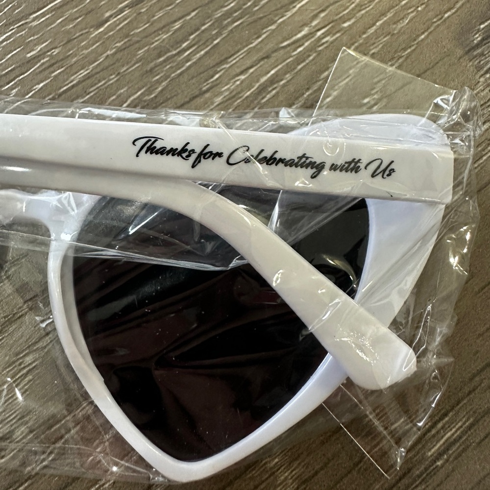 White Heart Sunglasses Bulk Lot 74 Pairs Party Favors Bachelorette Wedding NWO - Picture 8 of 8